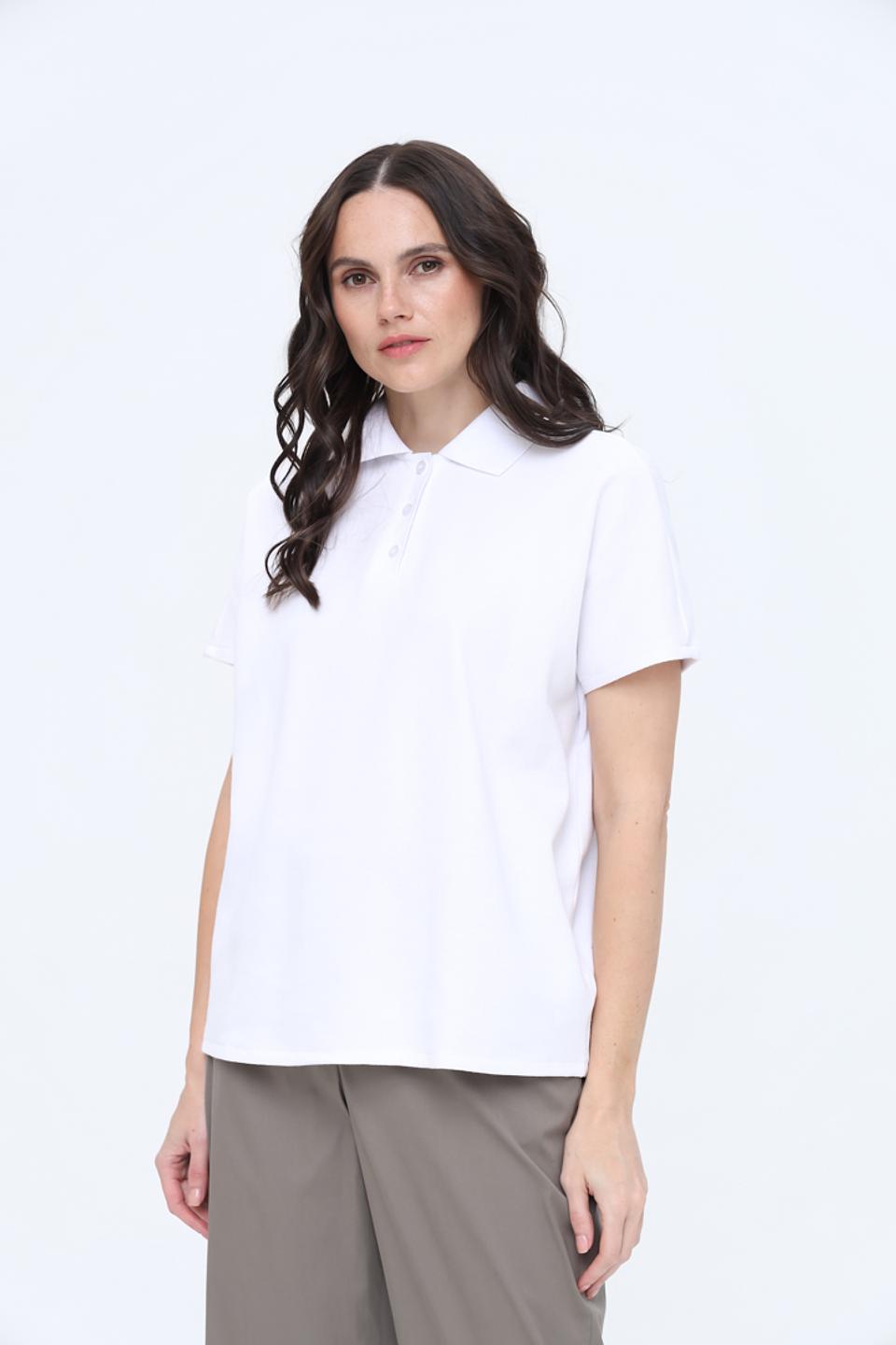 Блуза Bugatti поло белая
