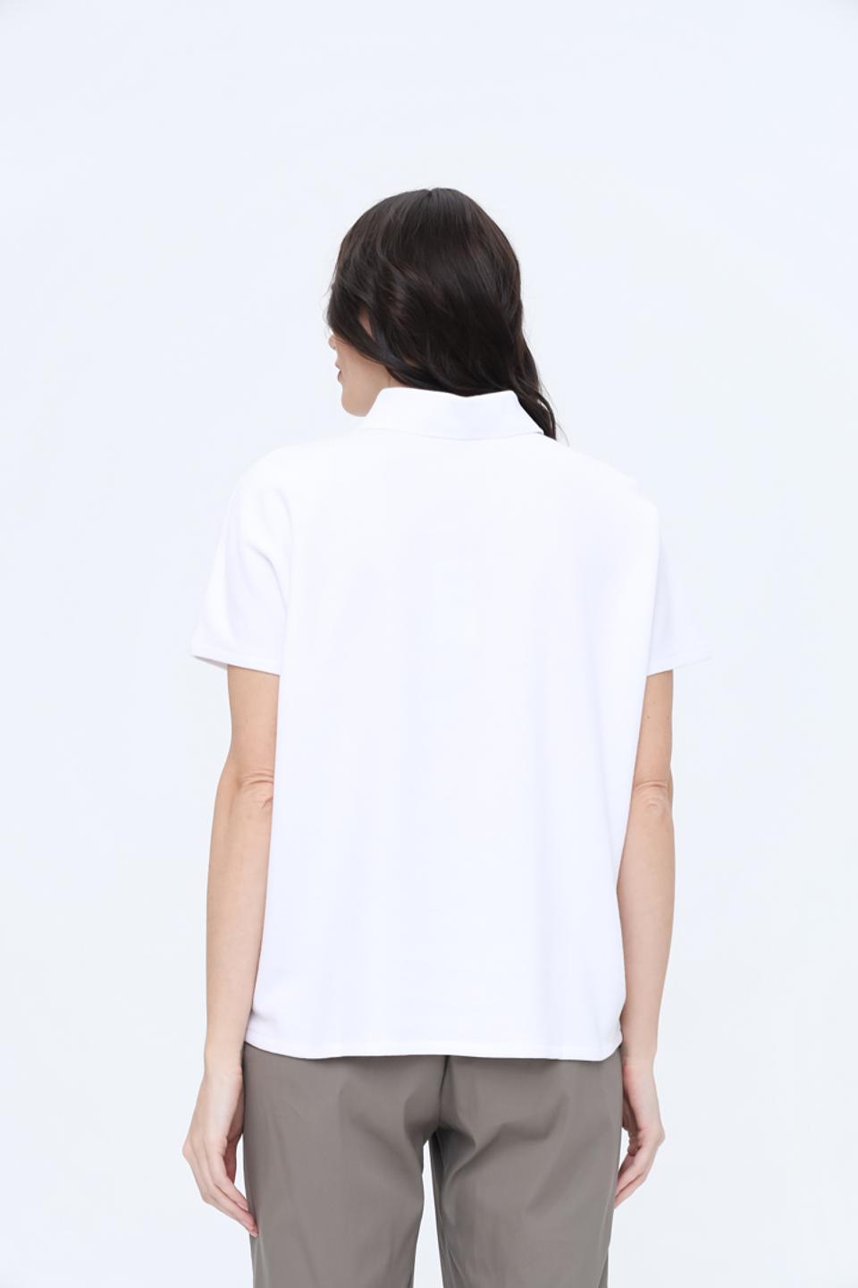 Блуза Bugatti поло белая