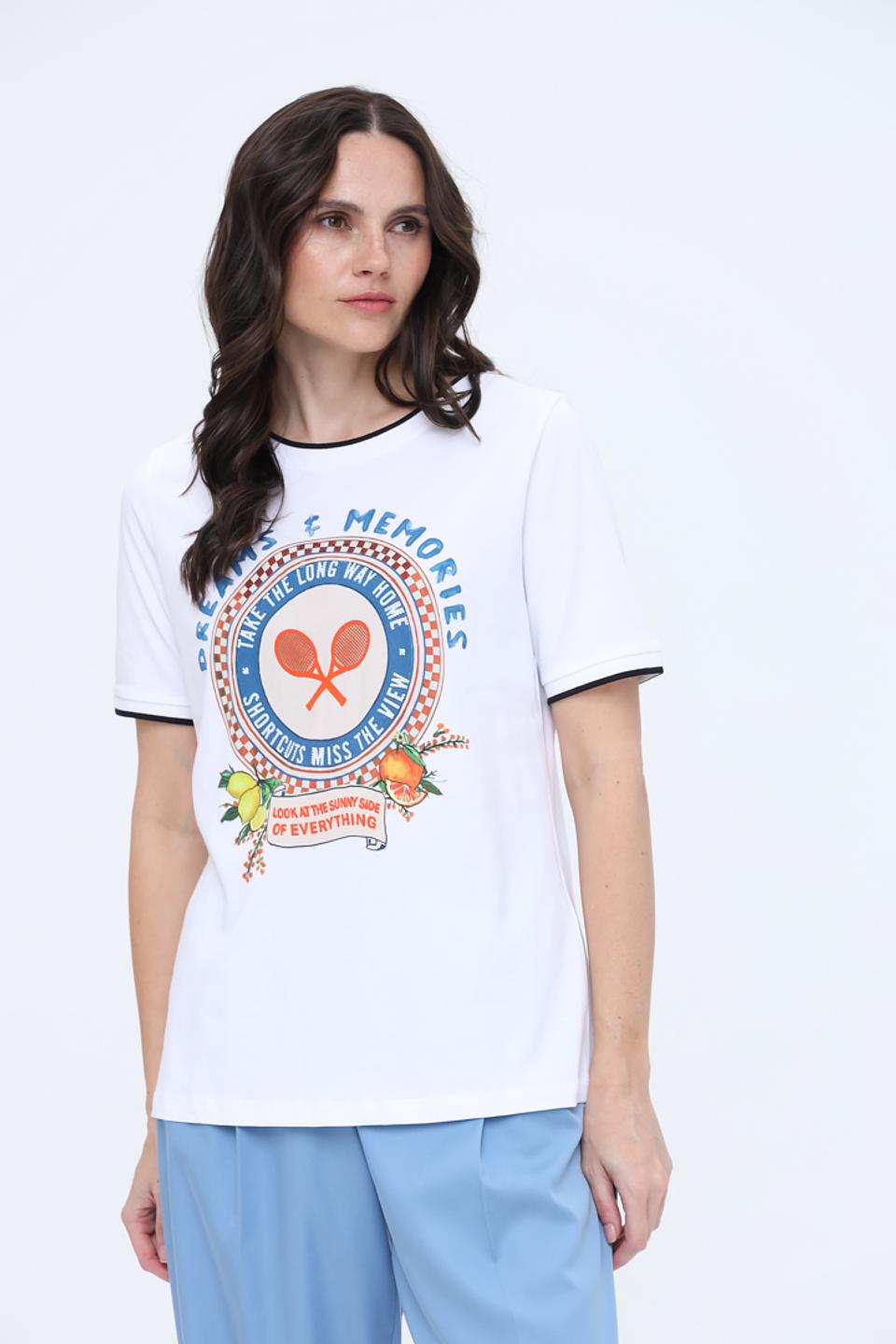 Футболка Margittes с принтом