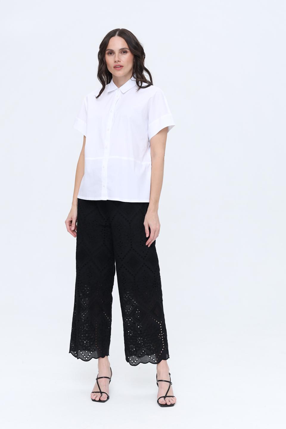 Рубашка Be Yourself белый, короткий рукав