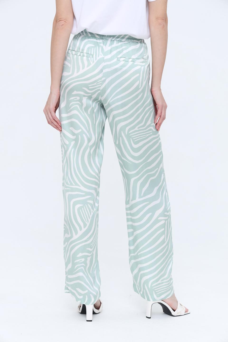 Брюки Marc Aurel принт зебра