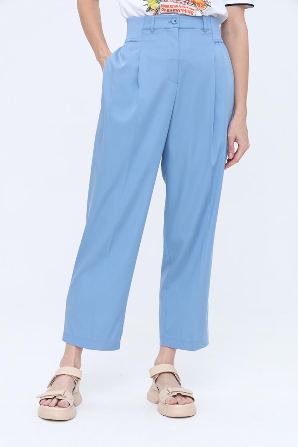 Брюки классические Marc Aurel голубые