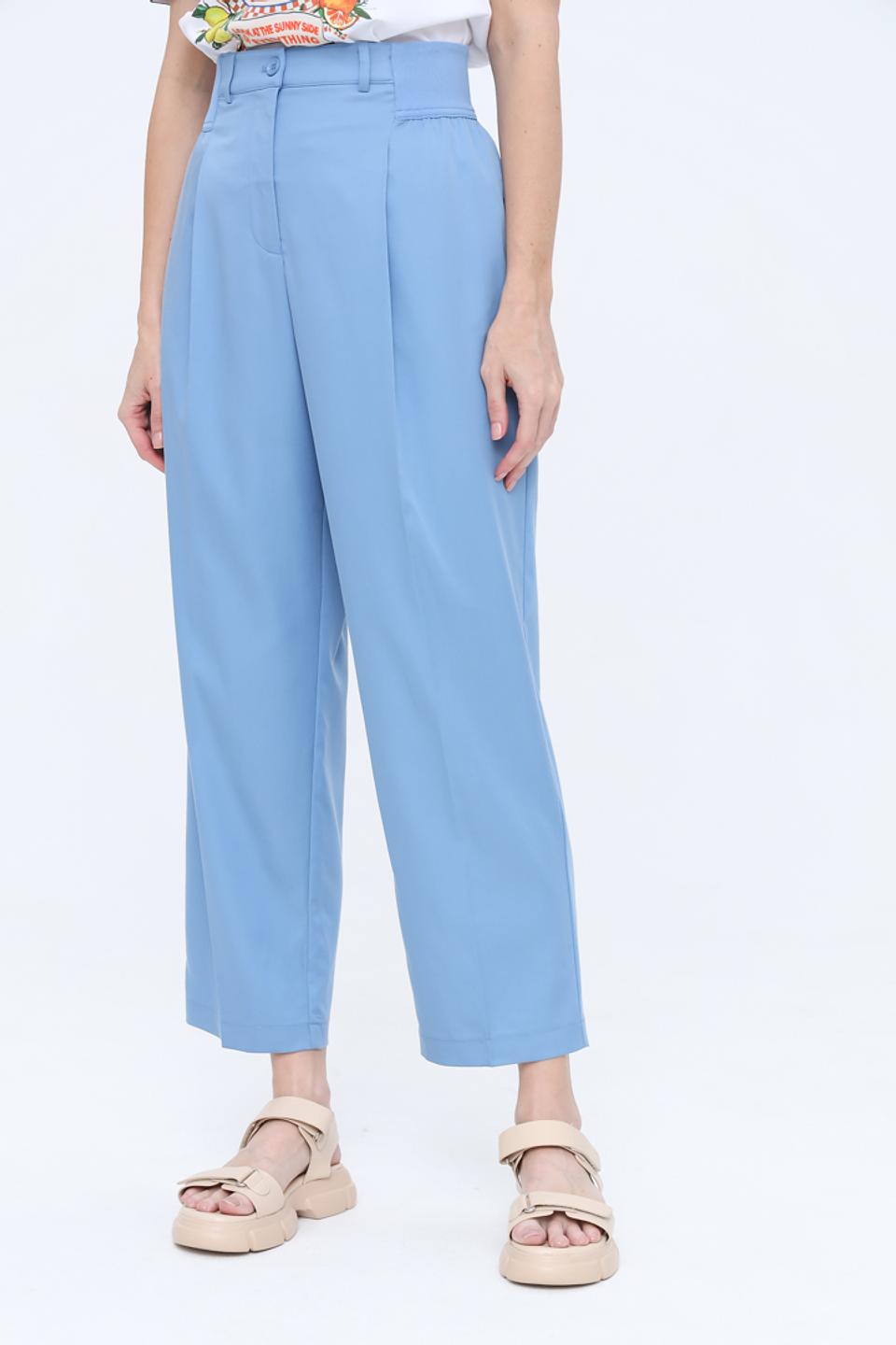 Брюки классические Marc Aurel голубые