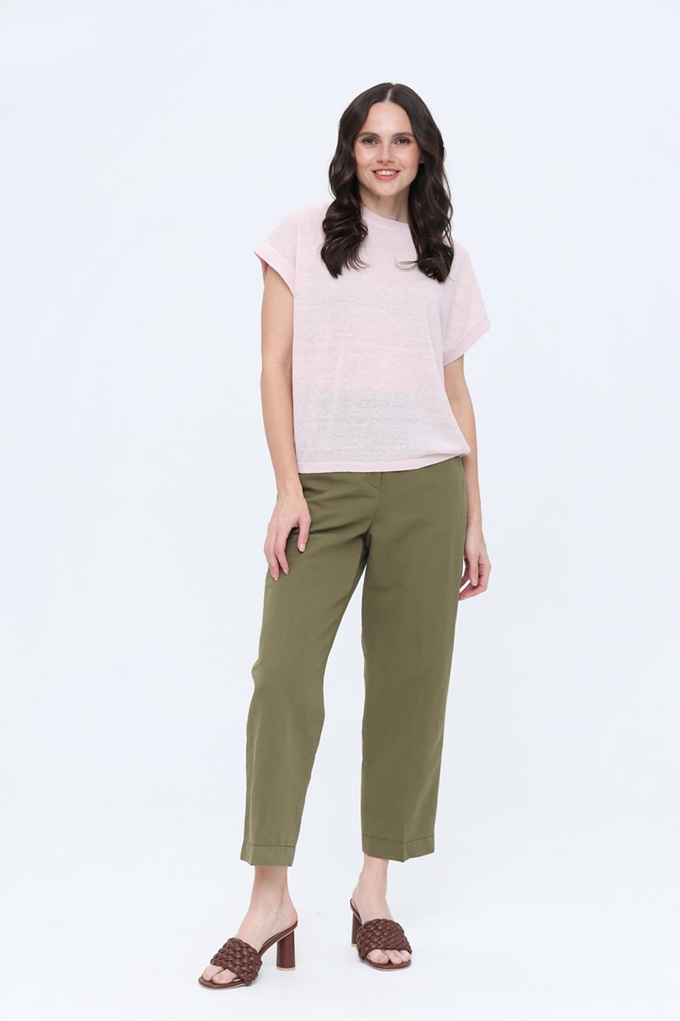 Футболка Luisa Cerano пудрово-розовая