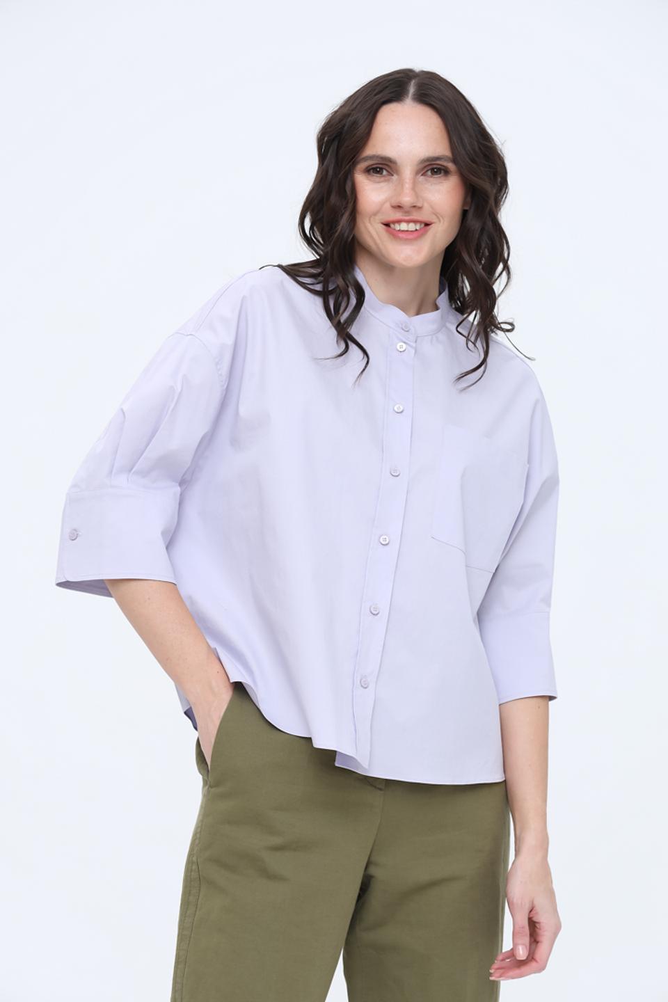 Рубашка Luisa Cerano лавандовая