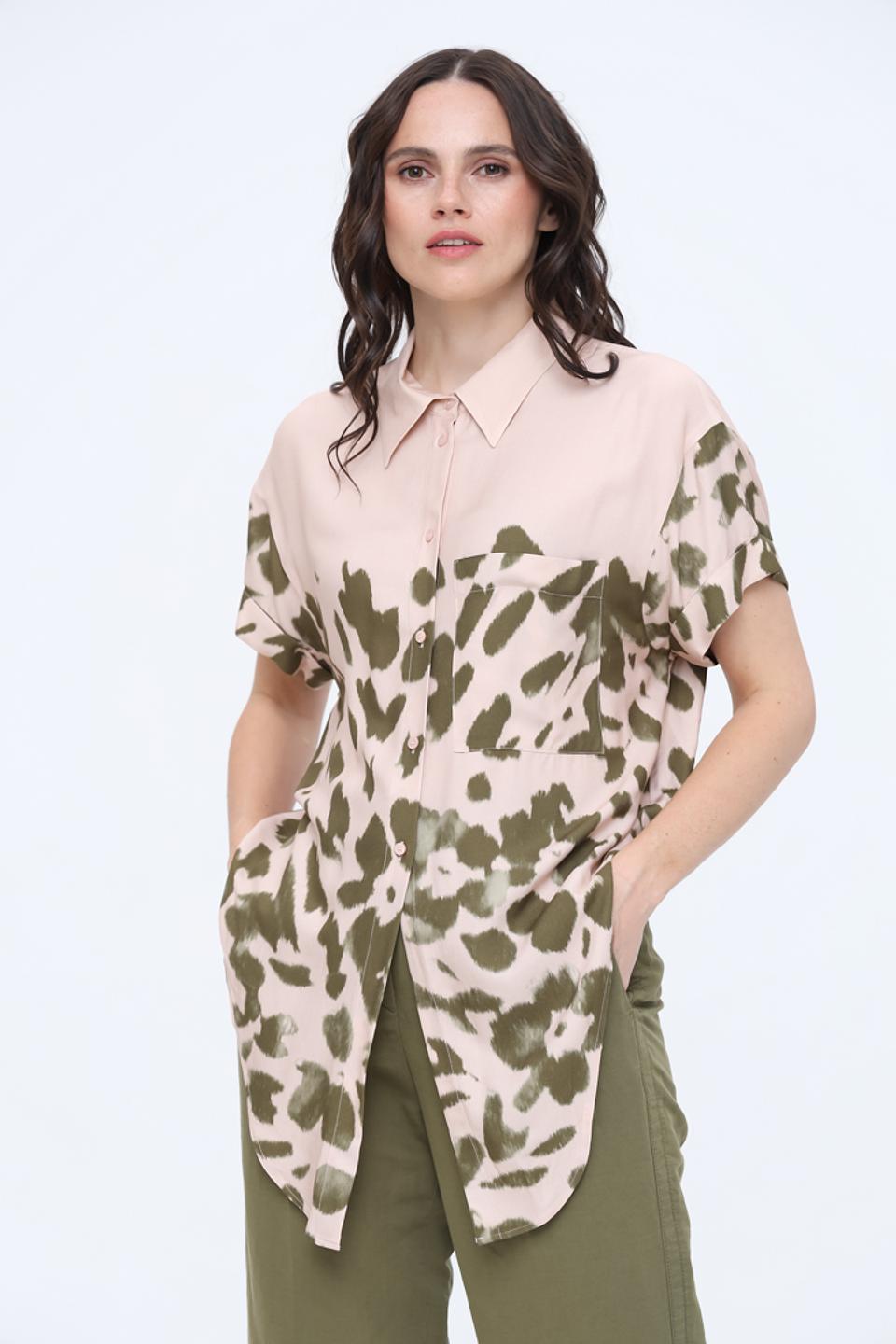 Рубашка Luisa Cerano с принтом