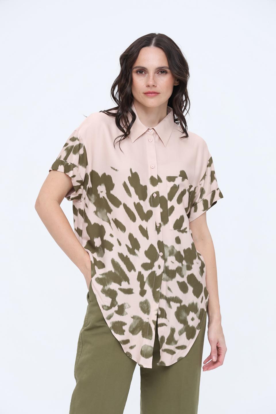 Рубашка Luisa Cerano с принтом