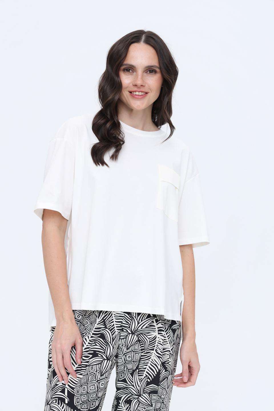 Футболка You Just White с карманом