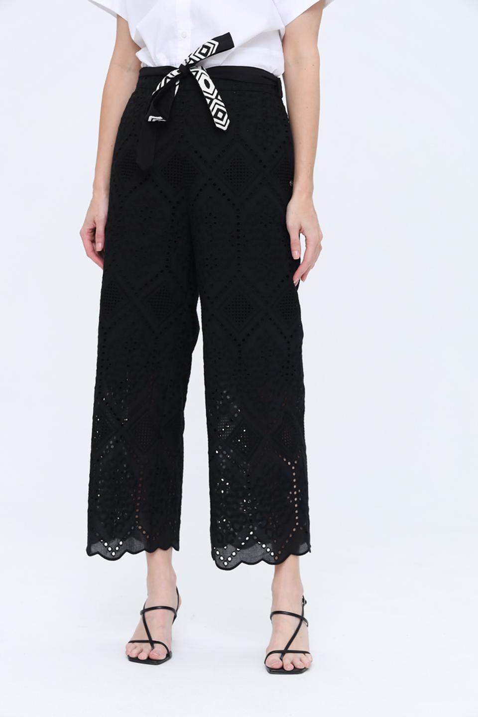 Брюки You Just White с поясом