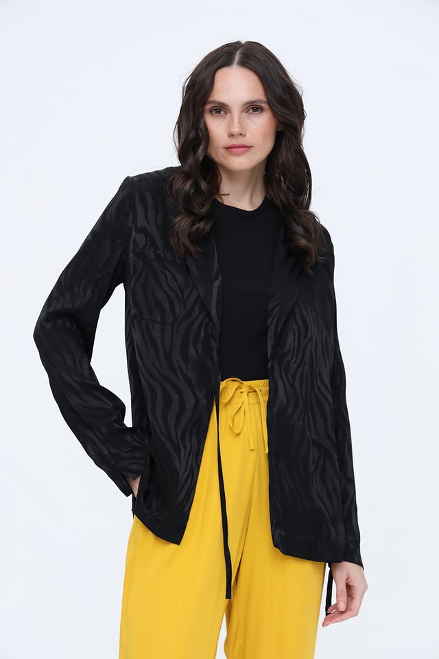 Жакет Taifun с принтом зебра