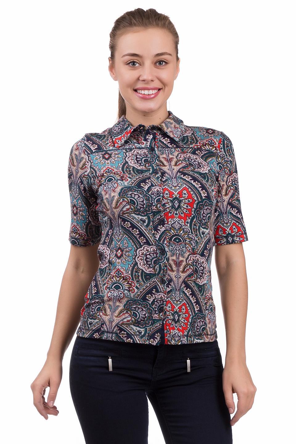 Блуза Pezzo с узором пейсли