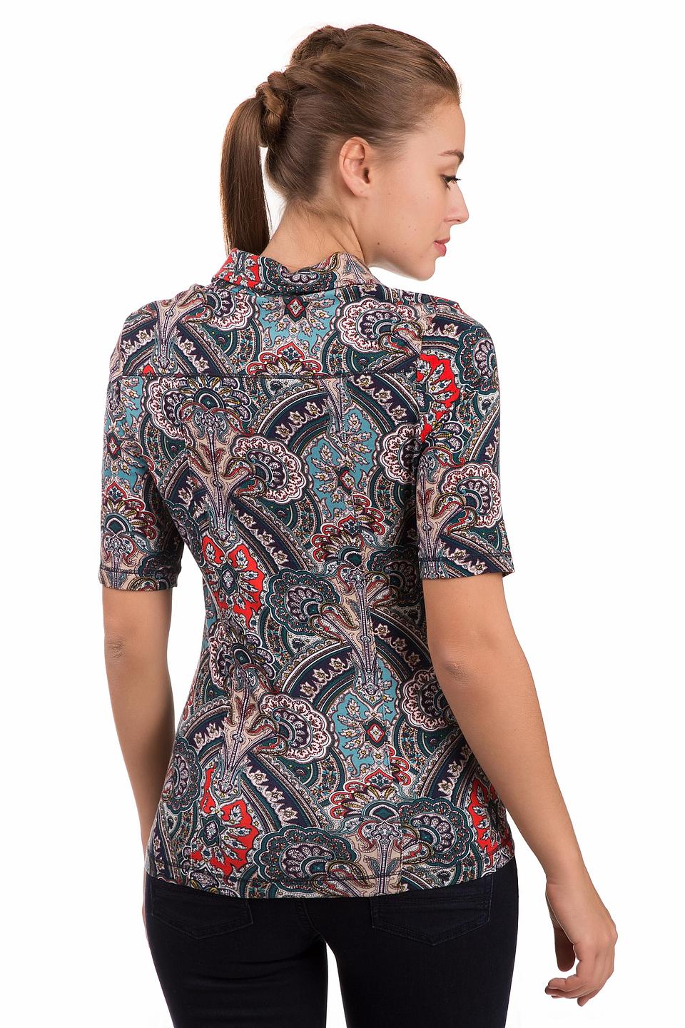 Блуза Pezzo с узором пейсли