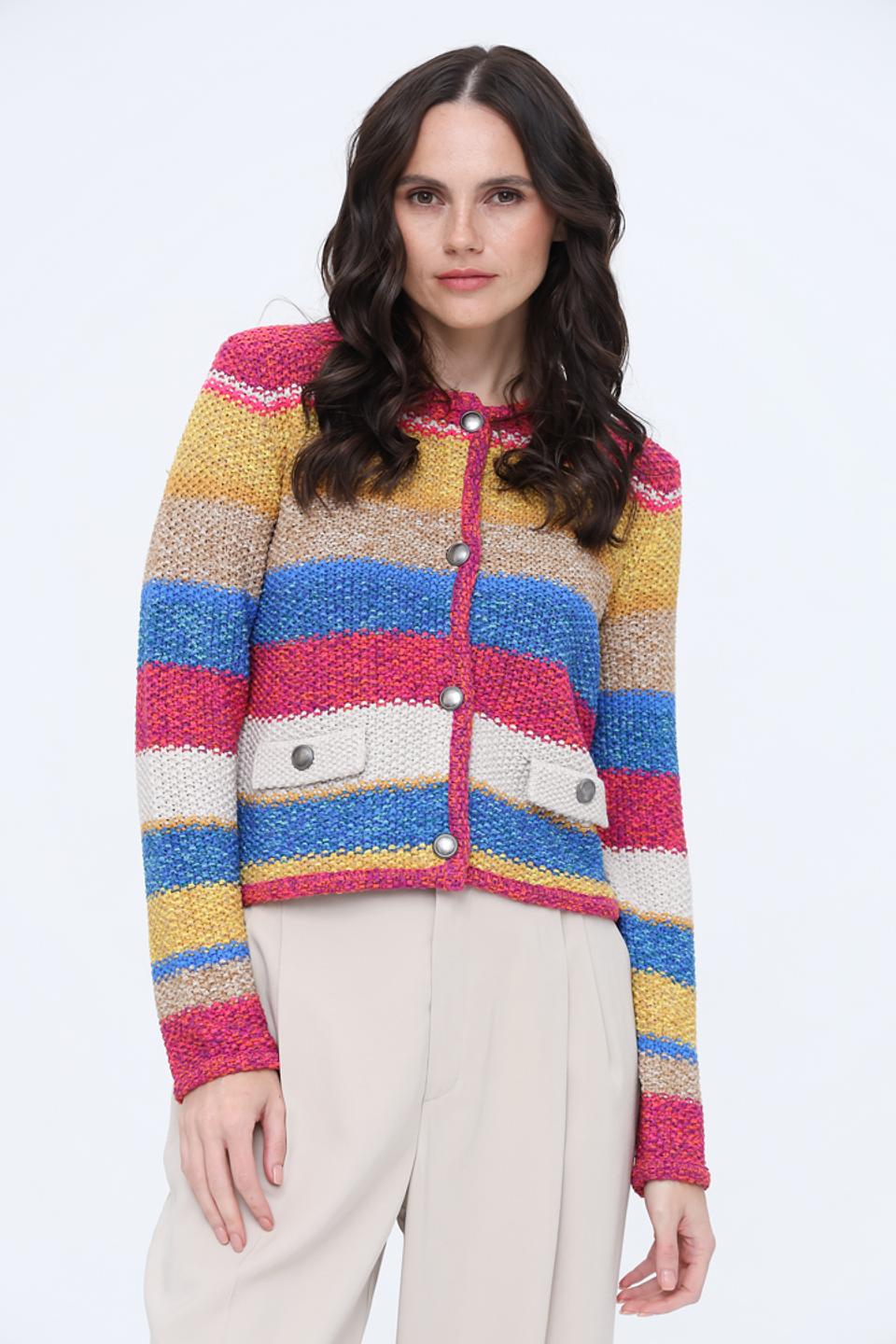 Жакет Oui в полоску