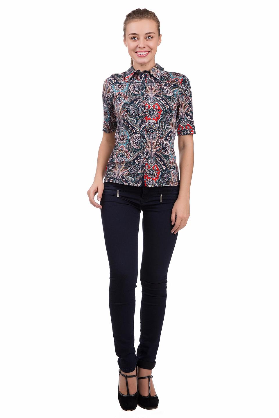 Блуза Pezzo с узором пейсли