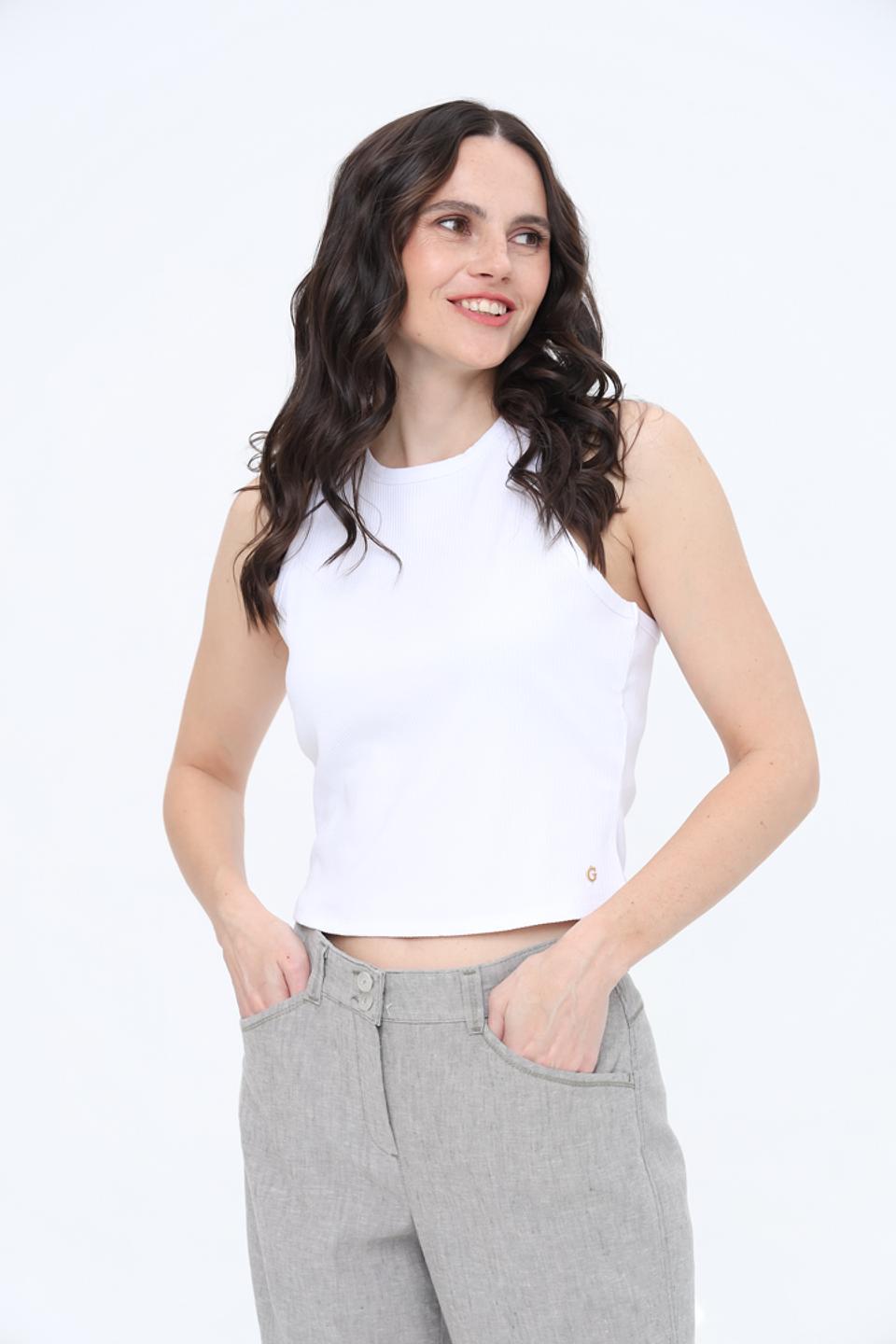 Топ Guess женский белый