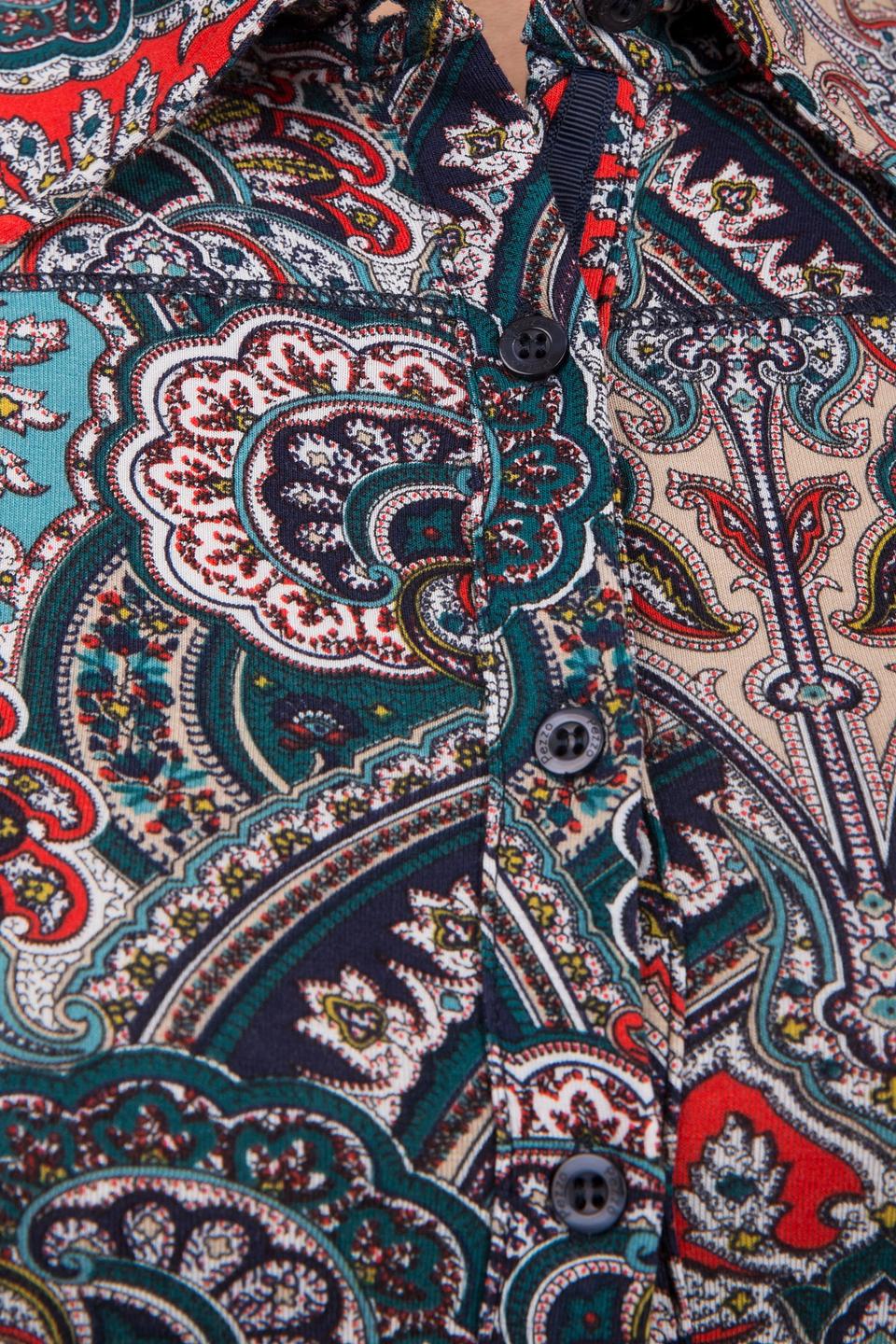 Блуза Pezzo с узором пейсли