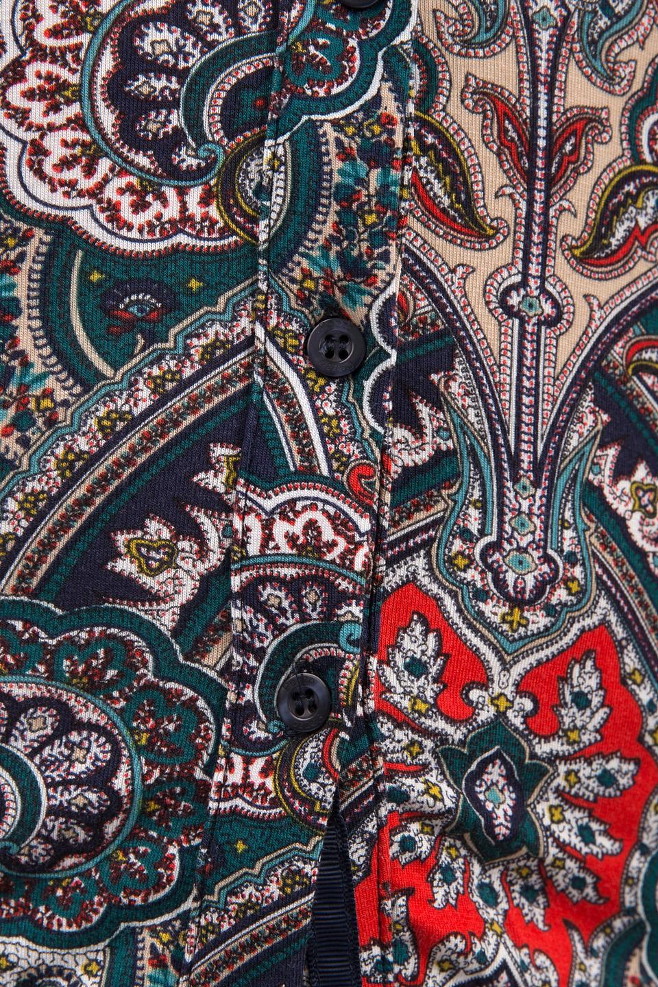 Блуза Pezzo с узором пейсли