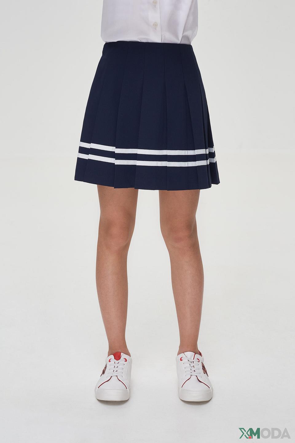 Юбка Choupette дев. плиссе синяя