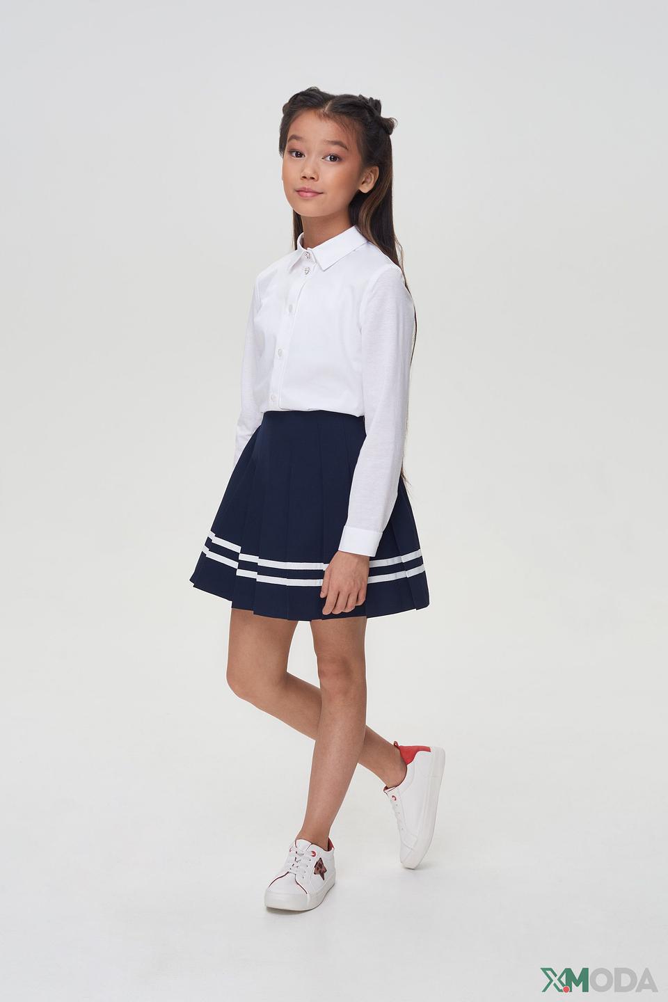 Юбка Choupette дев. плиссе синяя