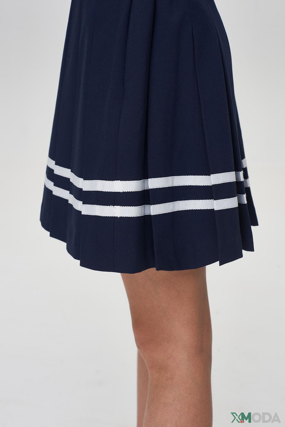 Юбка Choupette дев. плиссе синяя