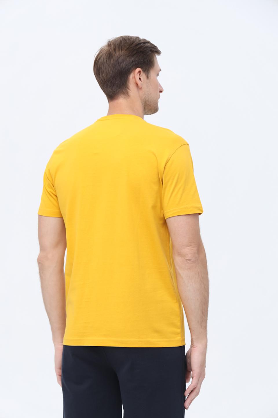 Футболка Granchio с принтом жёлтая