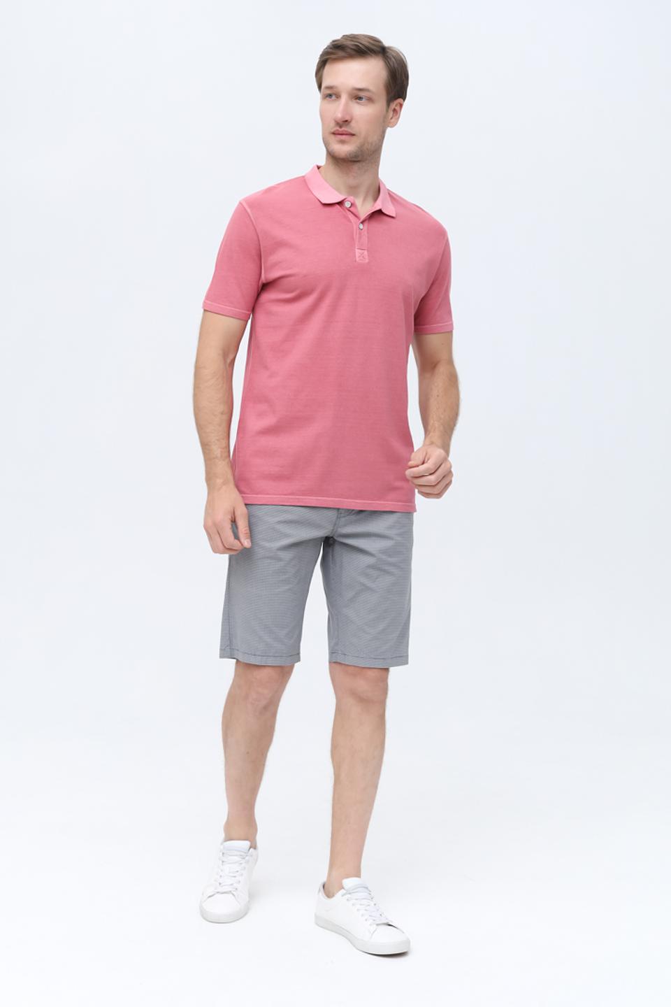 Поло Pioneer мужское розовое