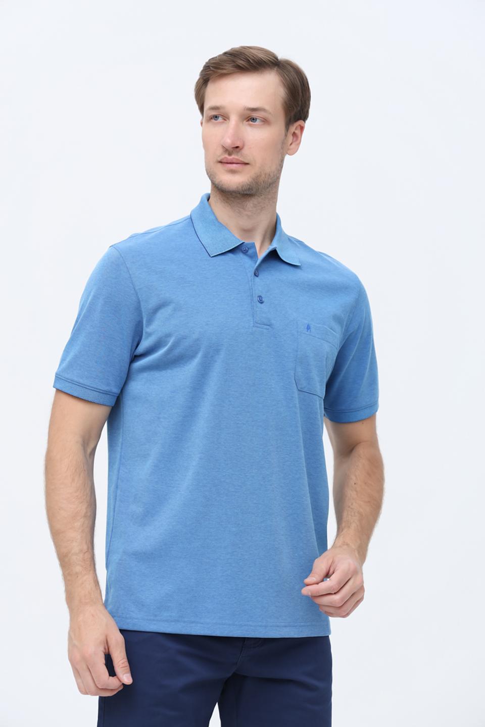 Поло Ragman голубое