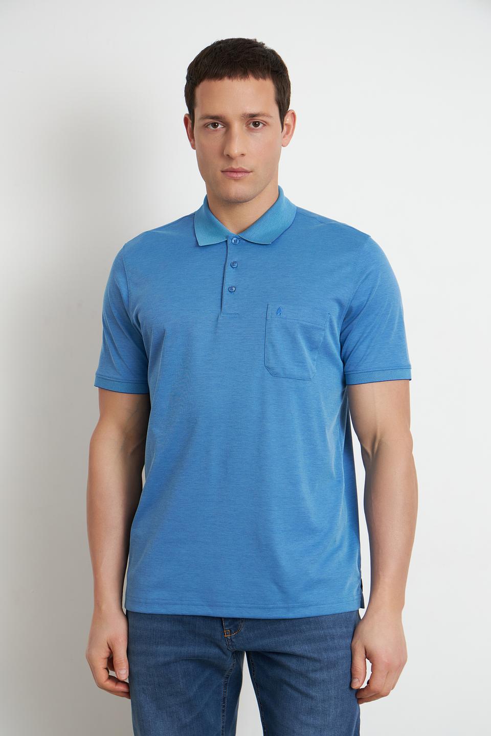 Поло Ragman голубое