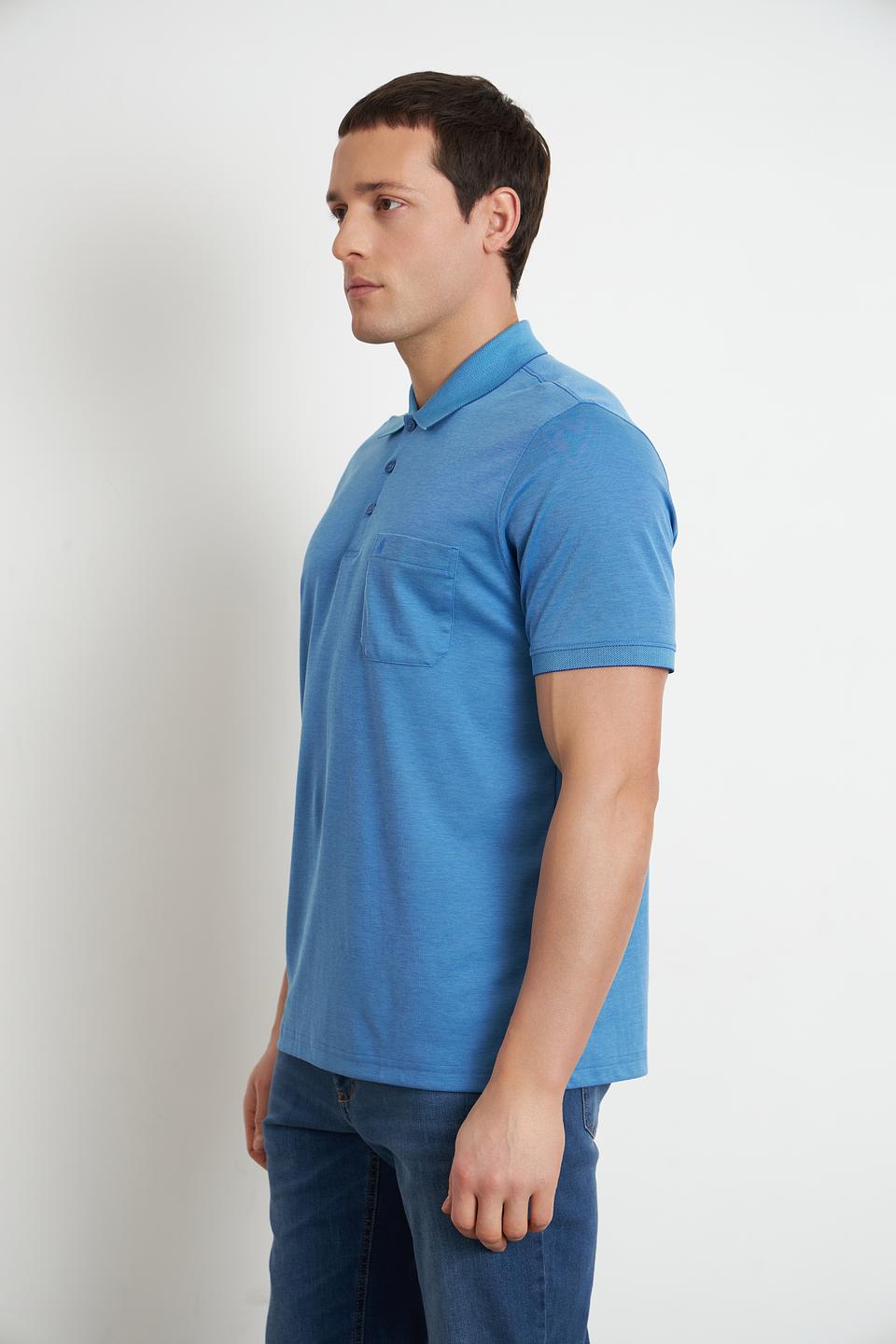 Поло Ragman голубое