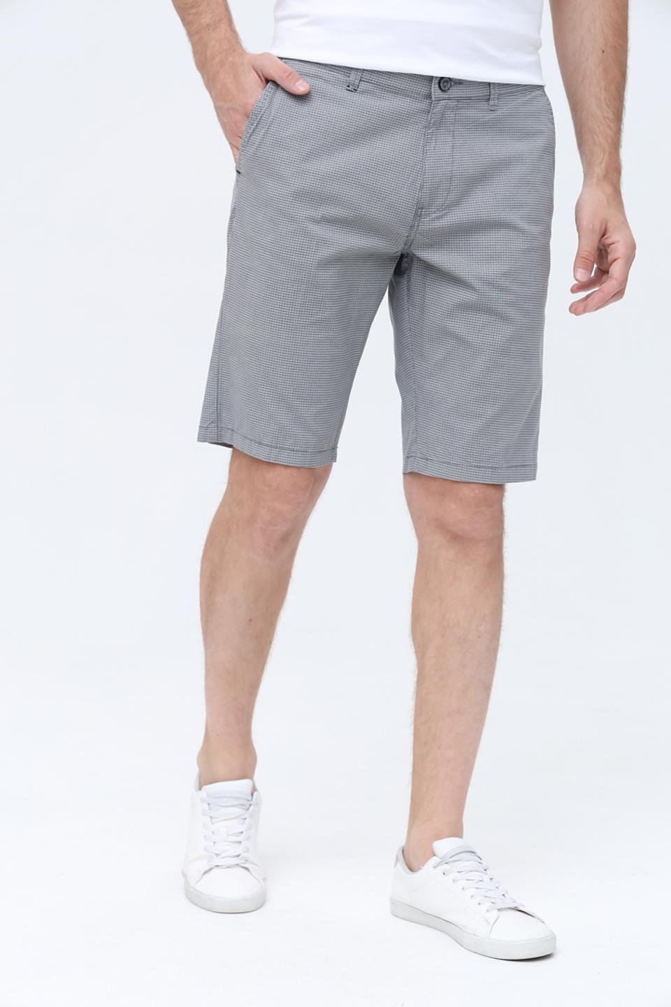 Шорты Sea Barrier в клетку серые