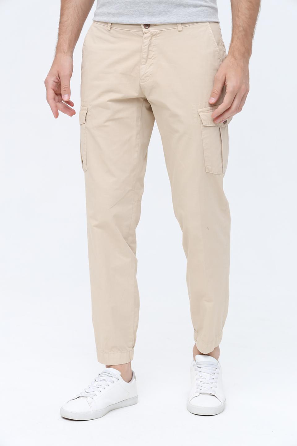 Брюки карго Bugatti бежевые
