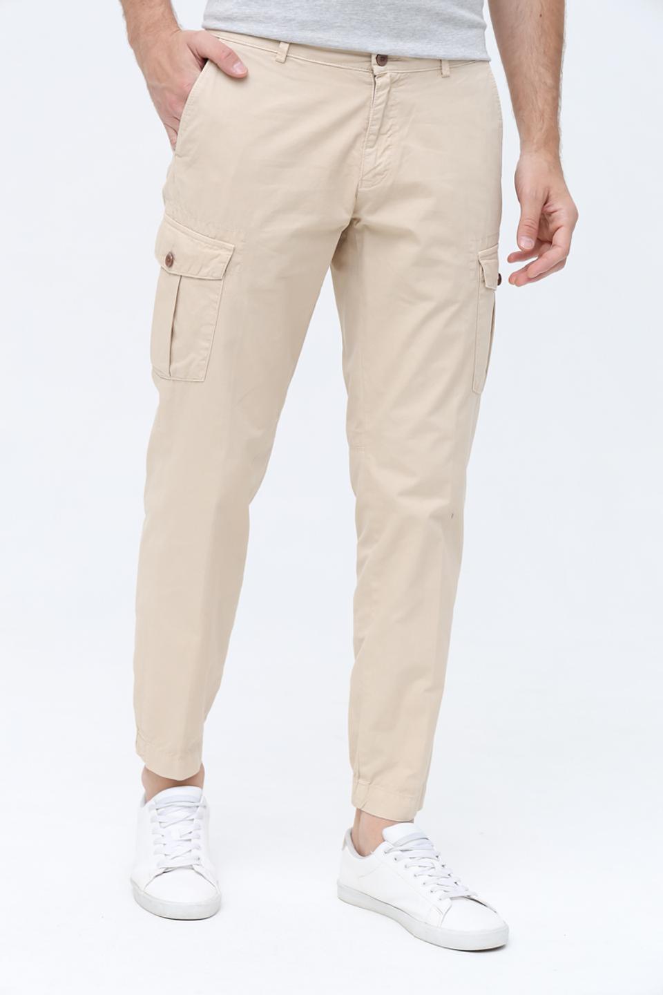 Брюки карго Bugatti бежевые