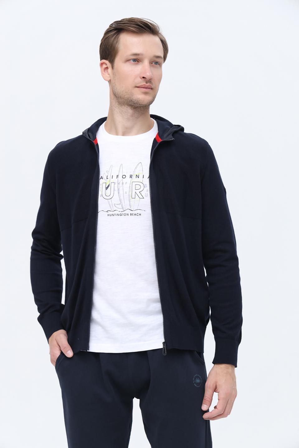 Кардиган Bugatti с капюшоном