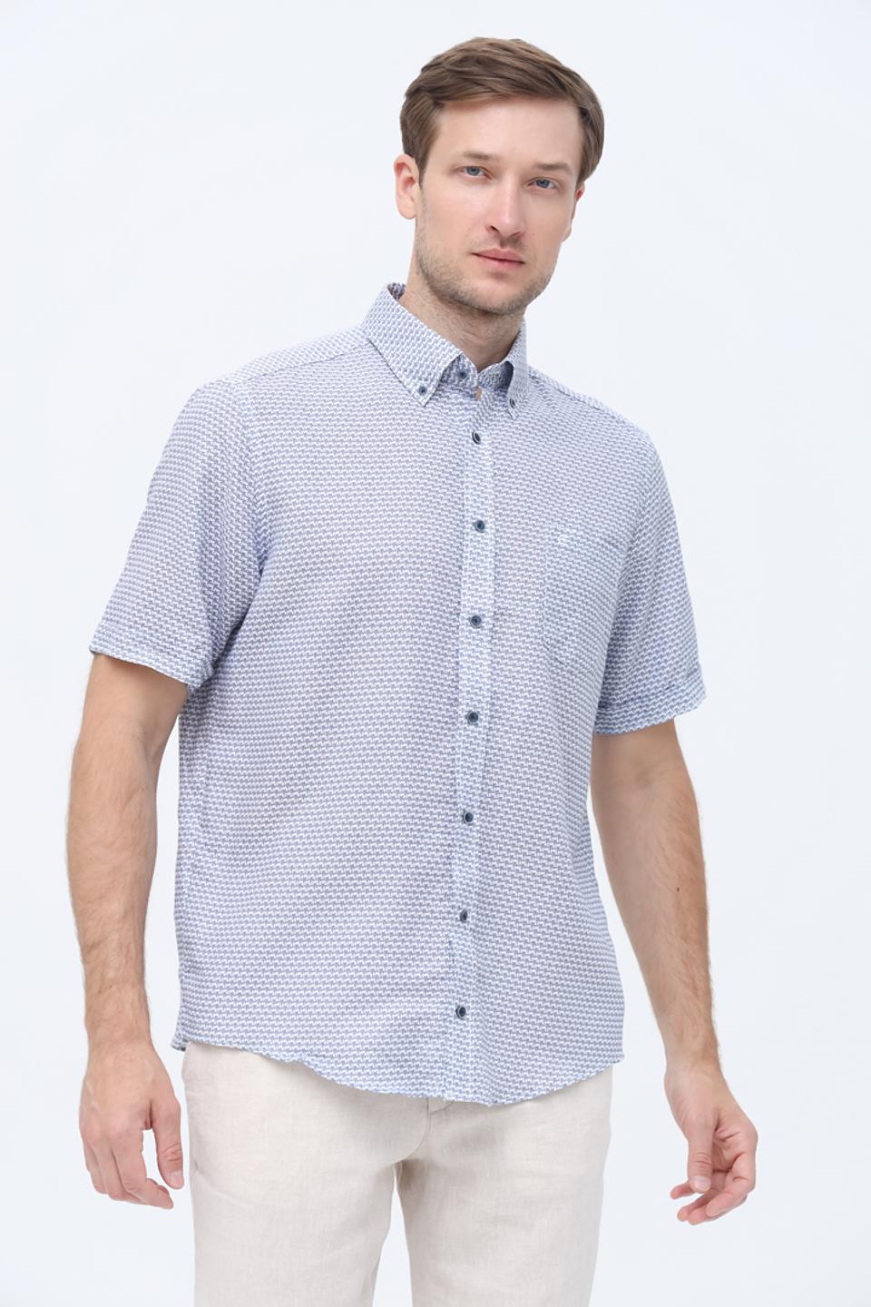 Рубашка кр Casa Moda в клетку