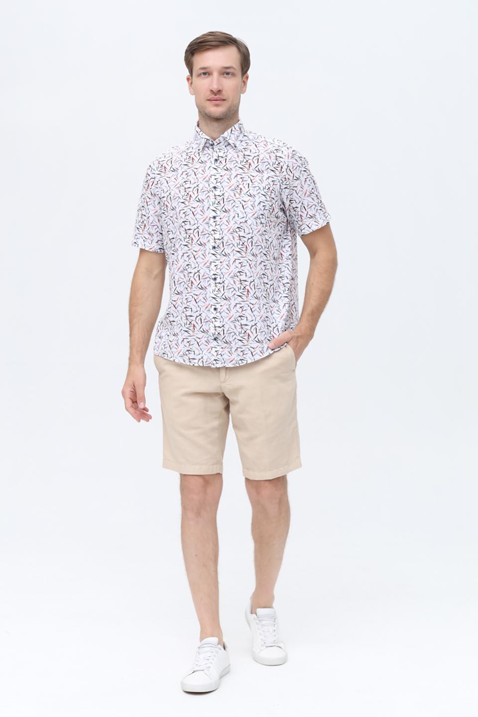 Рубашка кр Casa Moda с принтом