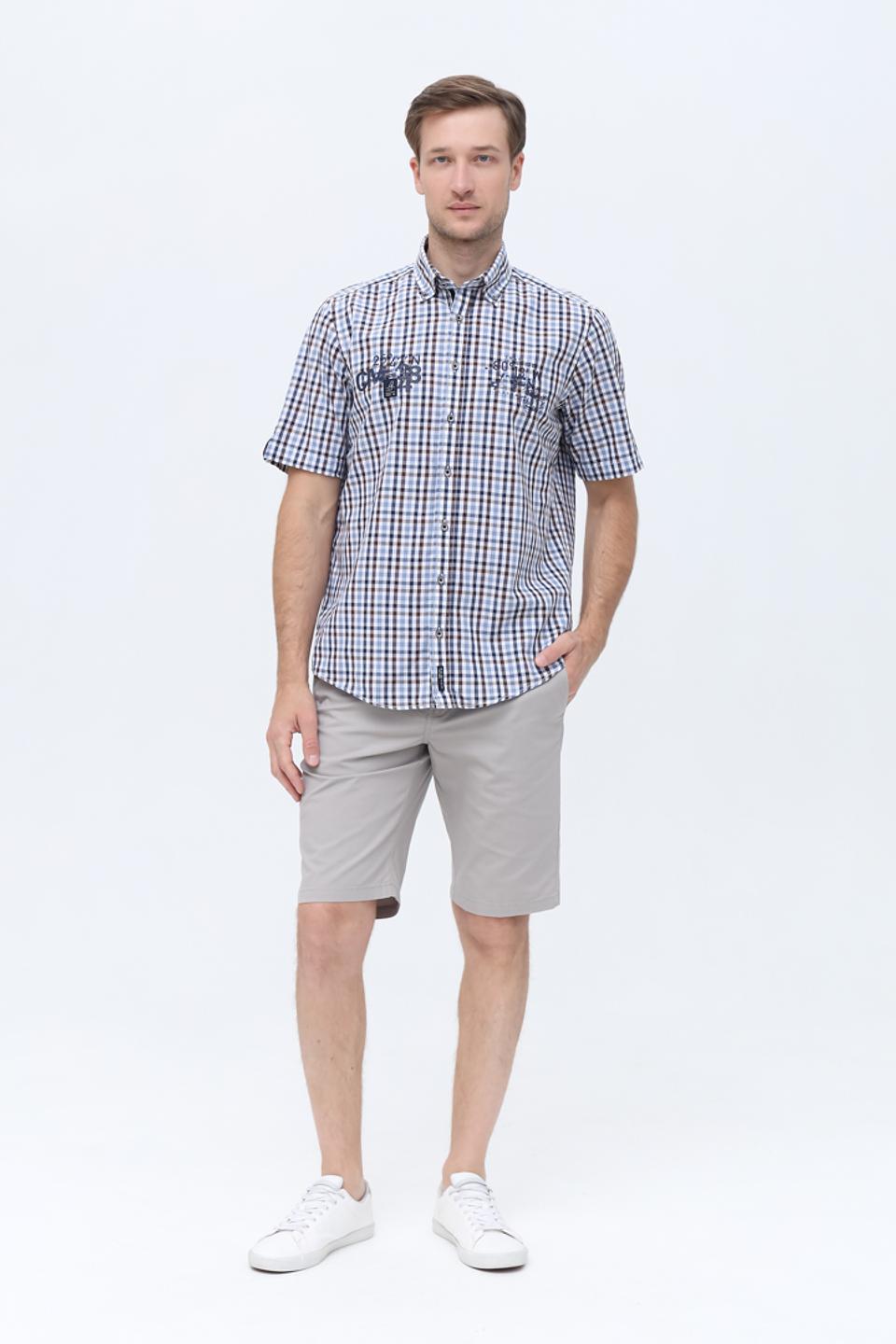 Рубашка кр Casa Moda в клетку