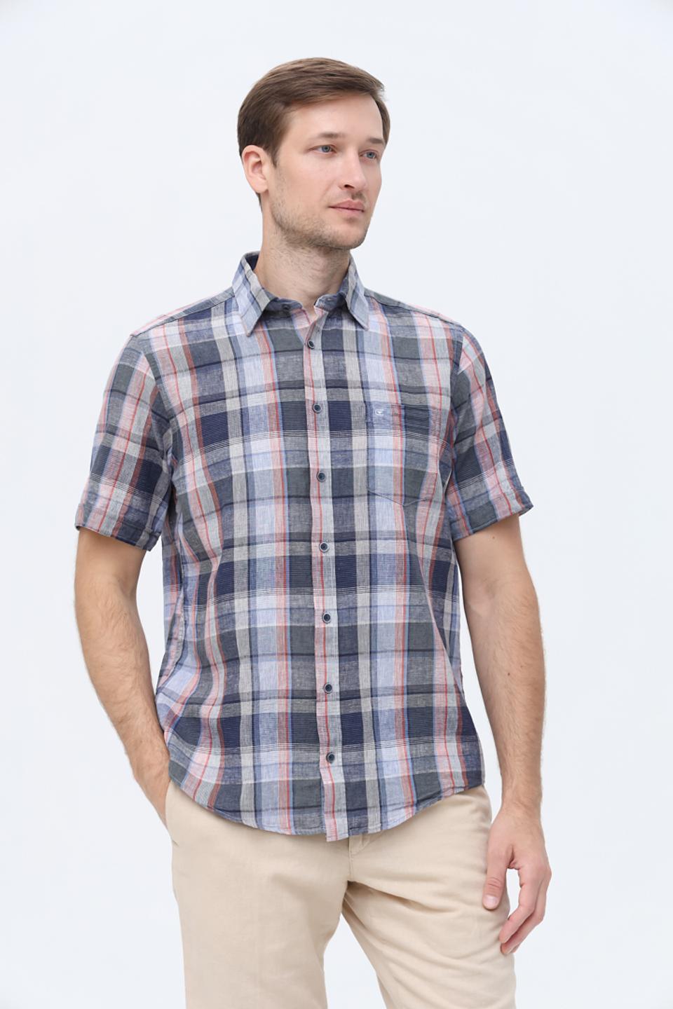 Рубашка кр Casa Moda в клетку