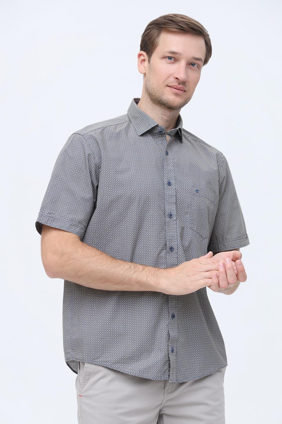 Рубашка кр Casa Moda в клетку