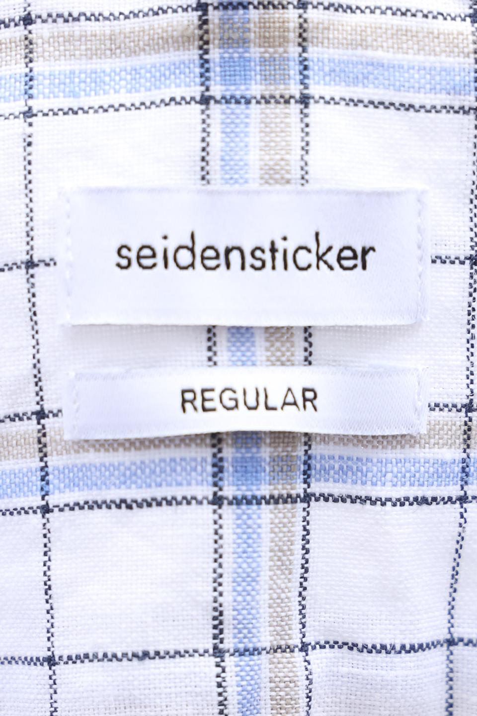 Рубашка кр Seidensticker в клетку