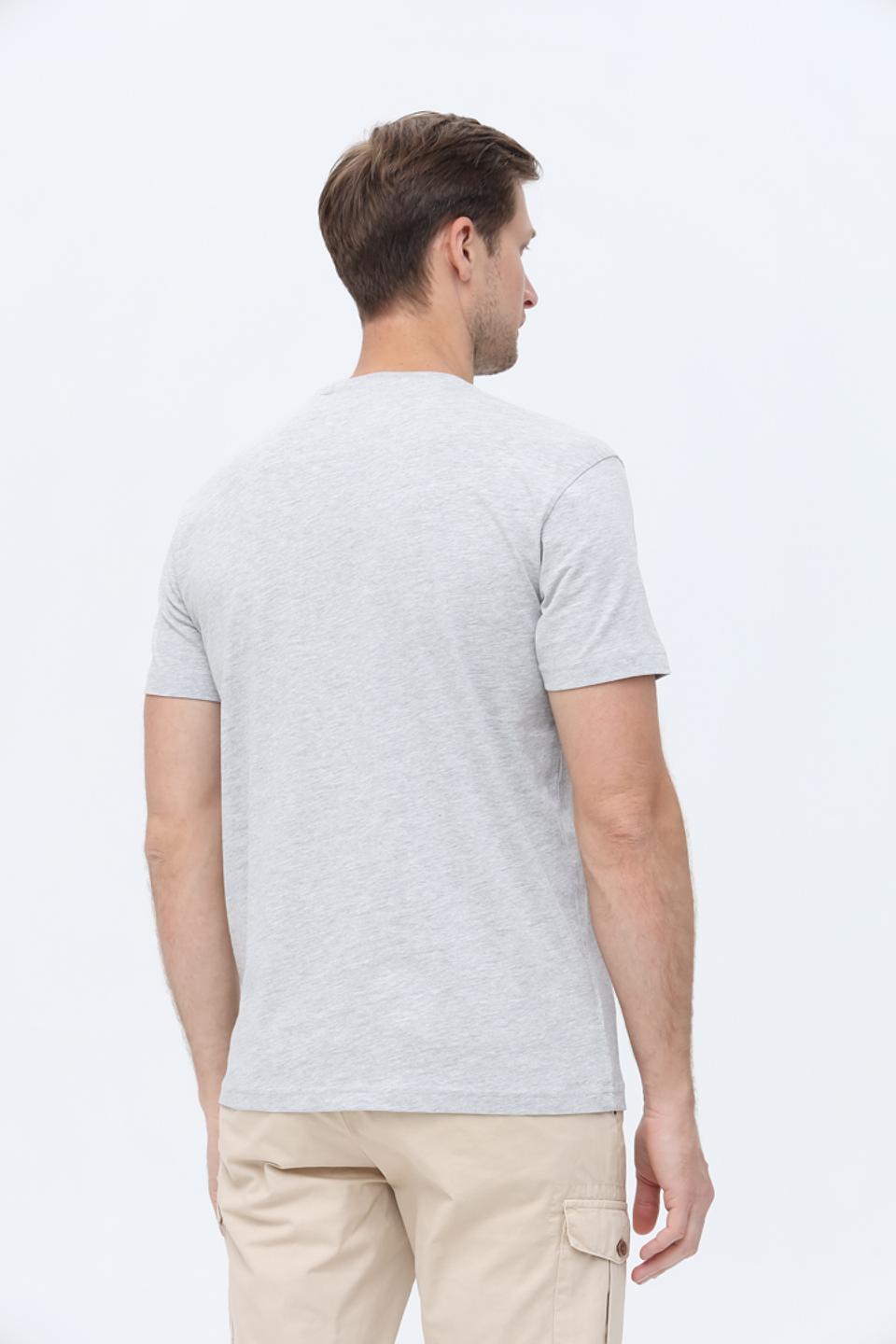 Футболка Granchio с логотипом серый