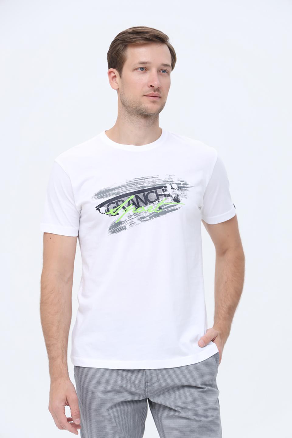 Футболка Granchio с логотипом белый
