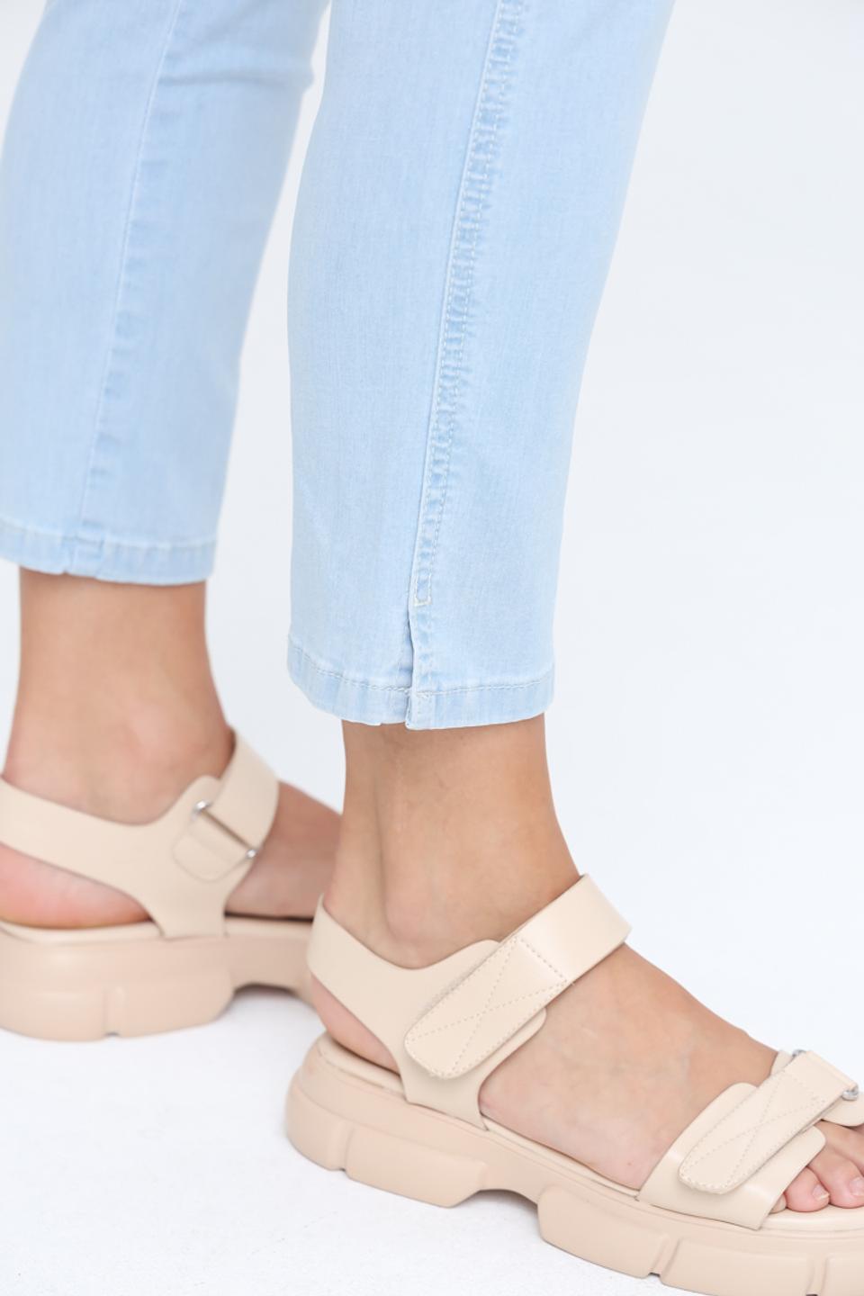 Джинсы Angels голубые CROP