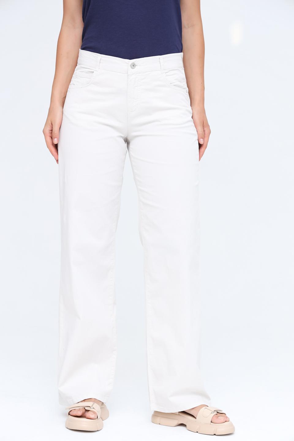 Брюки Angels прямого кроя белые