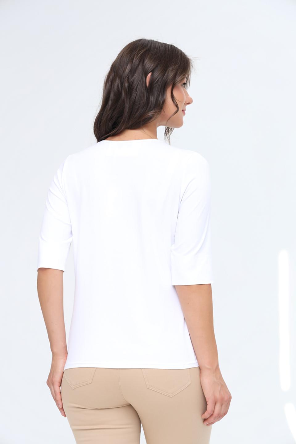 Футболка SE Stenau с принтом белая