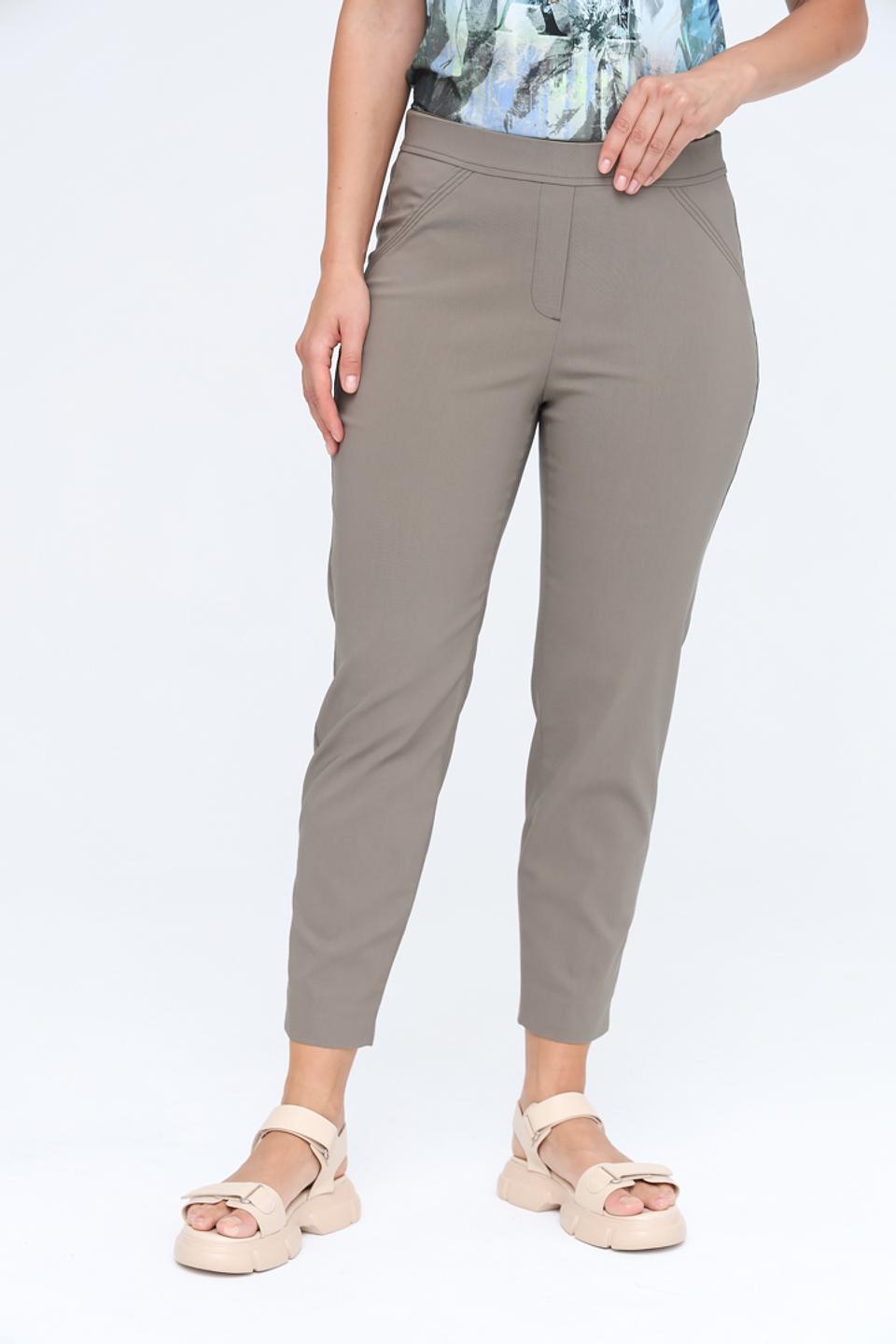 Брюки Bianca прямого кроя бежевые