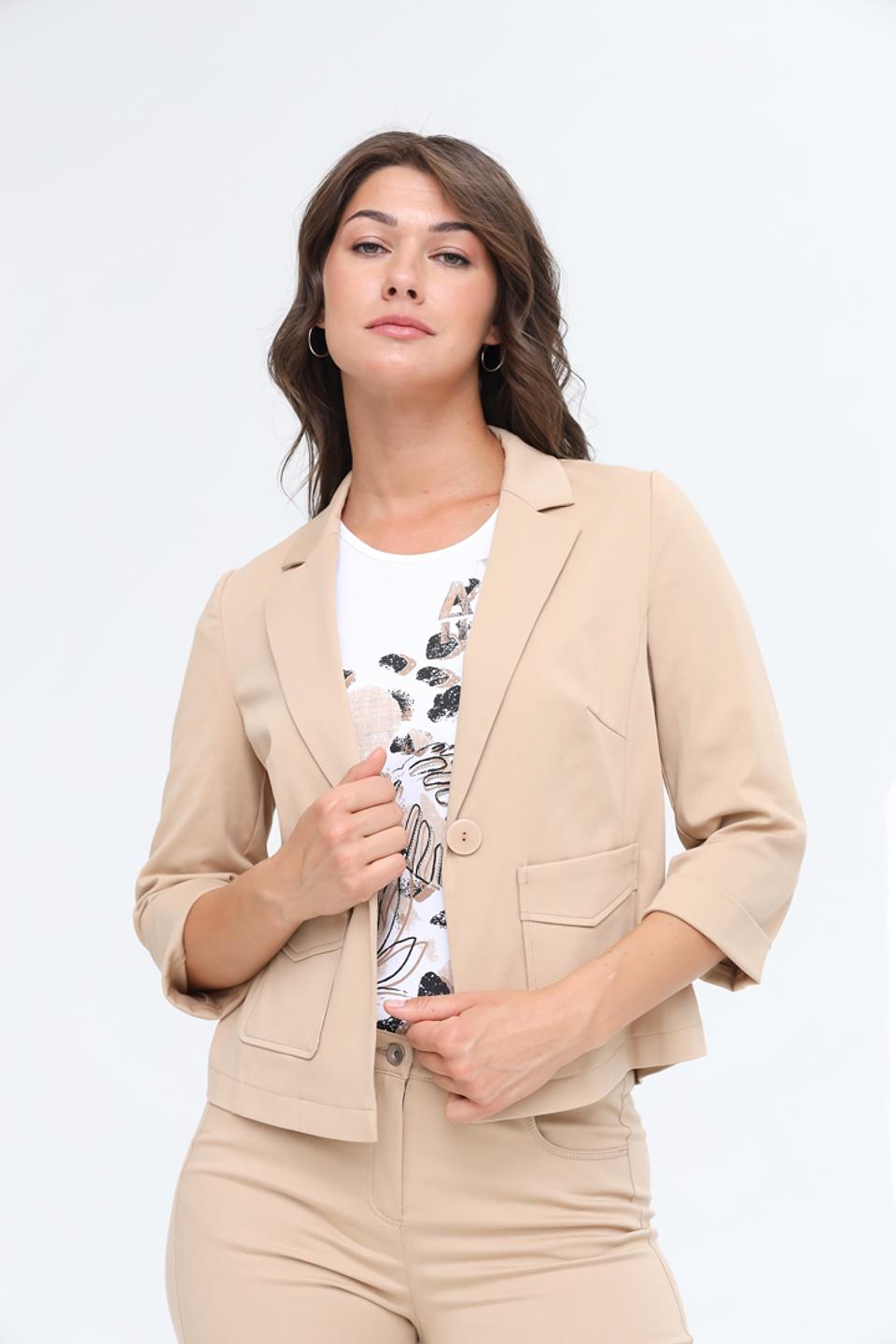 Жакет Frank Walder бежевый