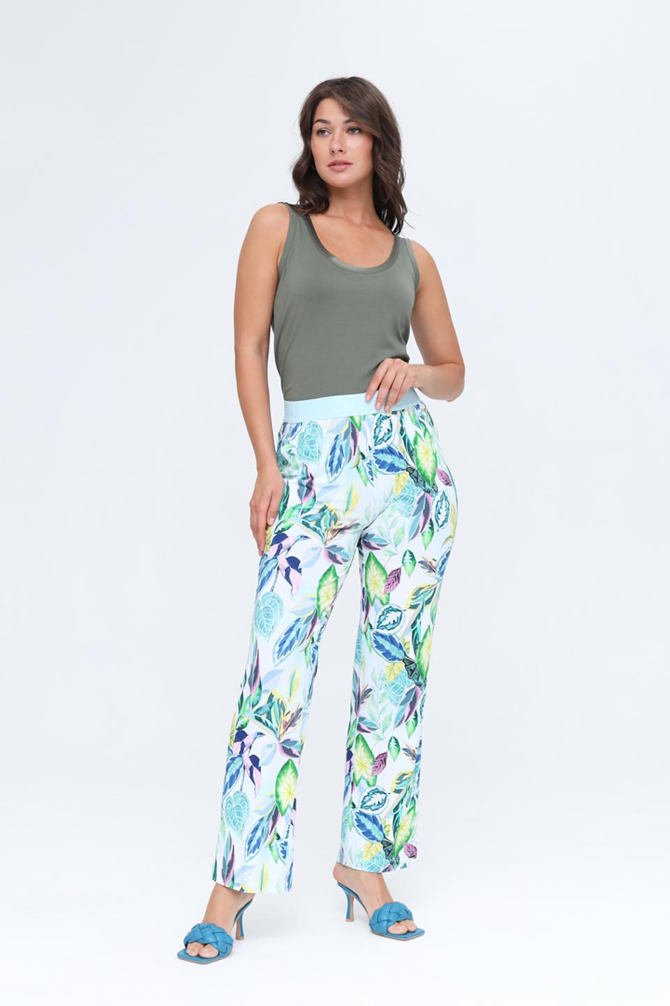 Брюки Lecomte с цветочным принтом