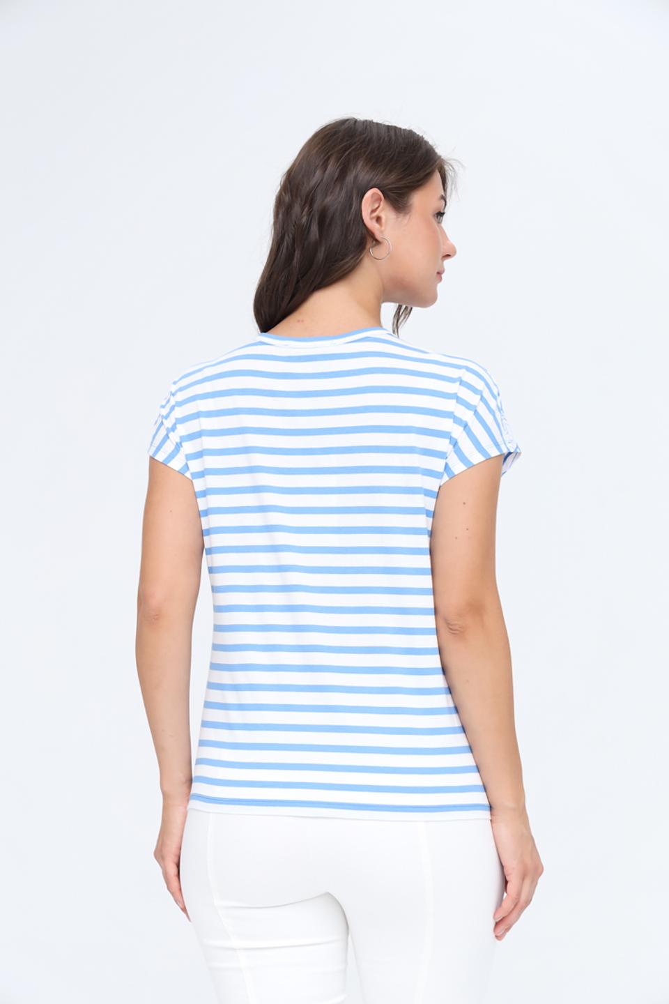 Футболка Lecomte с цветочным принтом