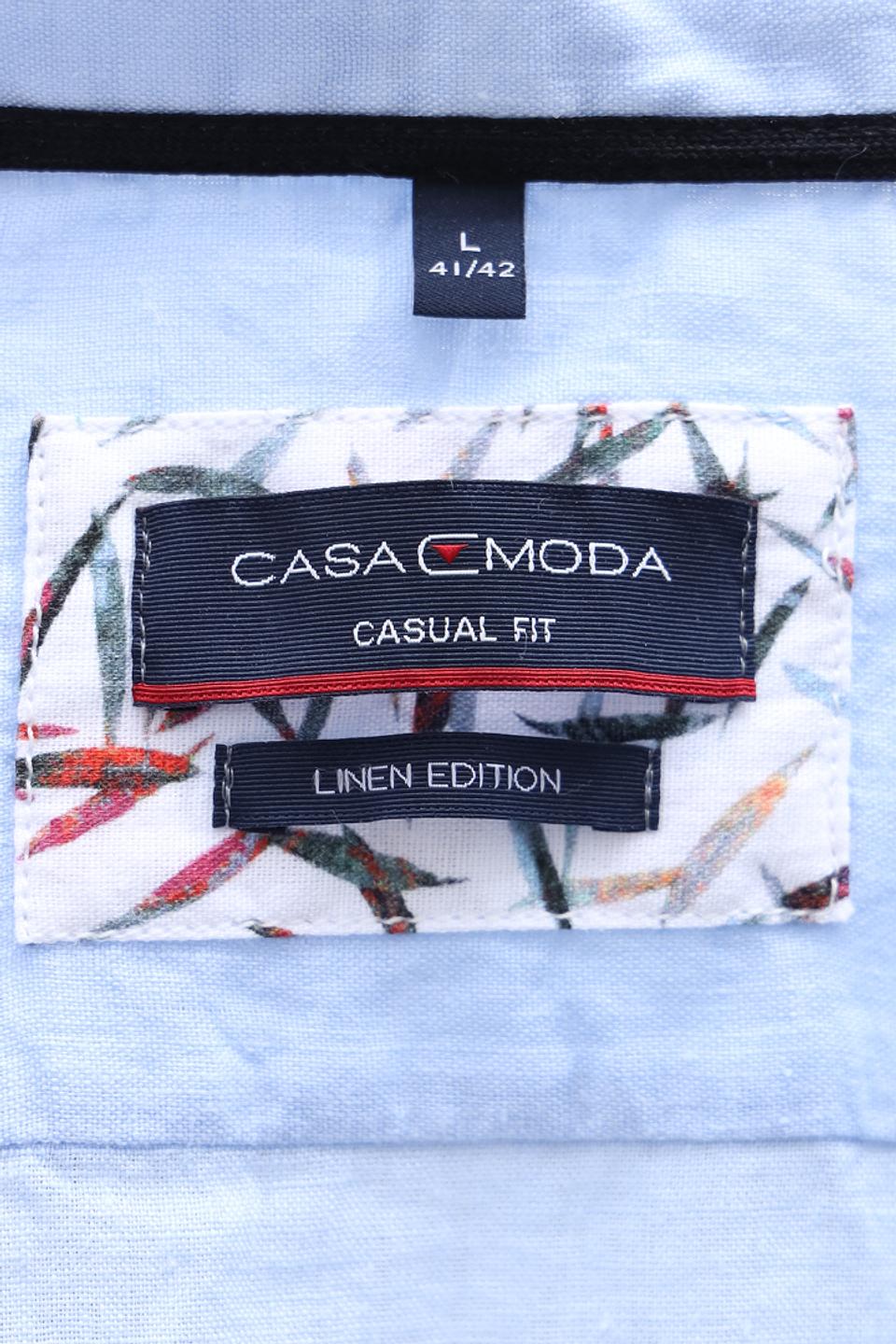 Рубашка кр Casa Moda голубая
