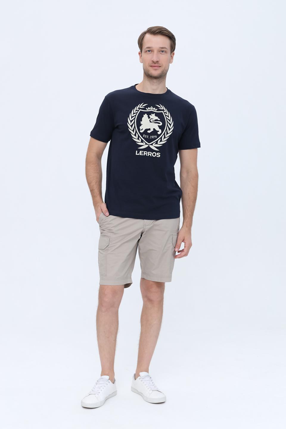 Футболка Lerros с логотипом синяя